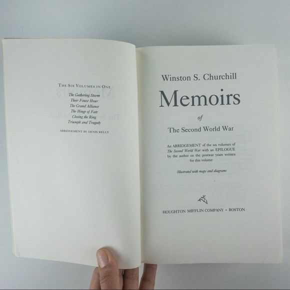 2/$25 - Memoirs of the Second World War by Winston S. Churchill - Picture 4 of 12